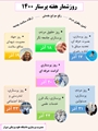 روز شمار هفته پرستار سال 1400