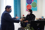 تقدیر مسئولین بیمارستان از مسئول واحد بهبود کیفیت