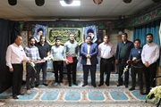 تقدیر از کارکنان خانواده شهدا، جانبازان و ایثارگران بهداشت و درمان شهرستان کوار به مناسبت هفته دفاع مقدس