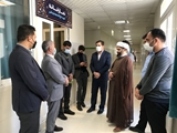 بازدید نماینده مجلس شهرستان کوار سروستان و خرامه از بیمارستان