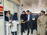گرامیداشت روز پرستار در بیمارستان کوار با حضور امام جمعه محترم و مسئولان ارشد شهرستان